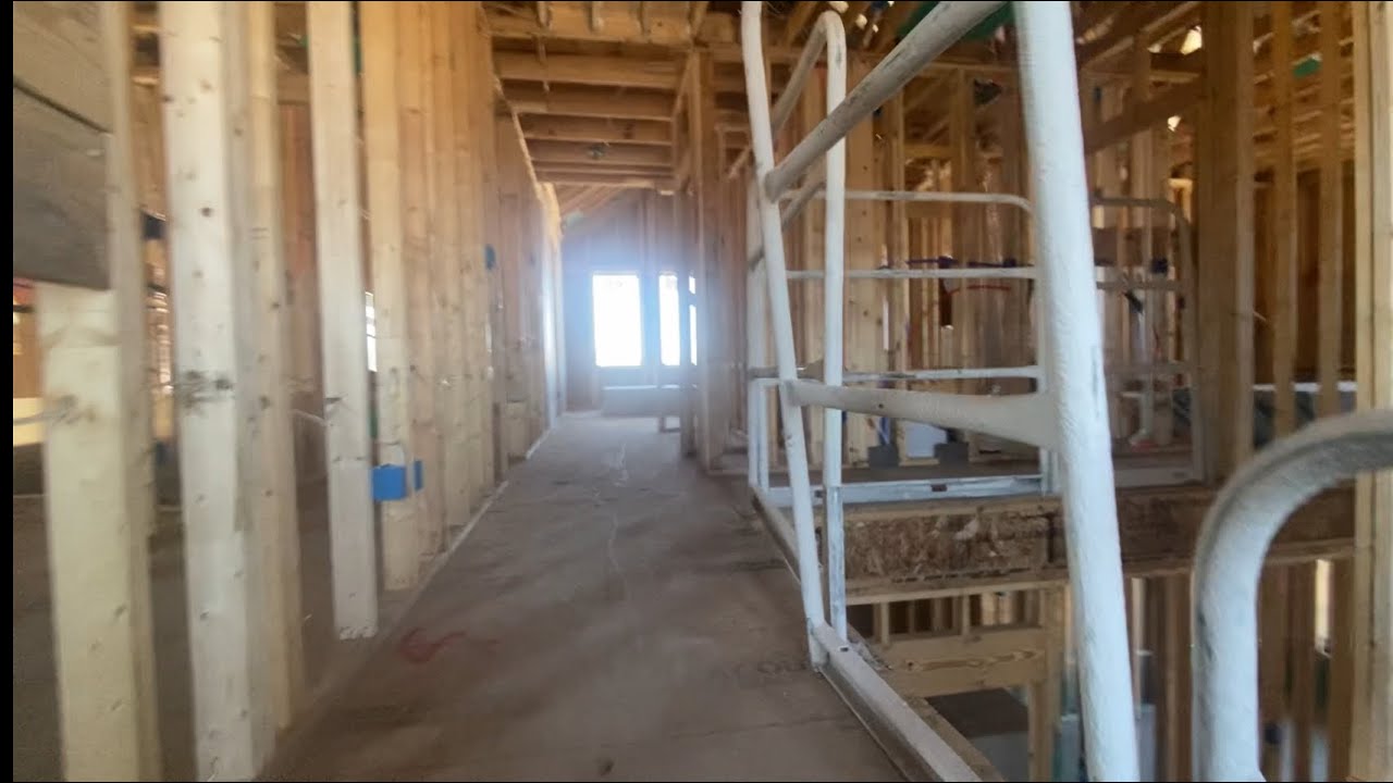 Exploring inside of a million dollar house under construction