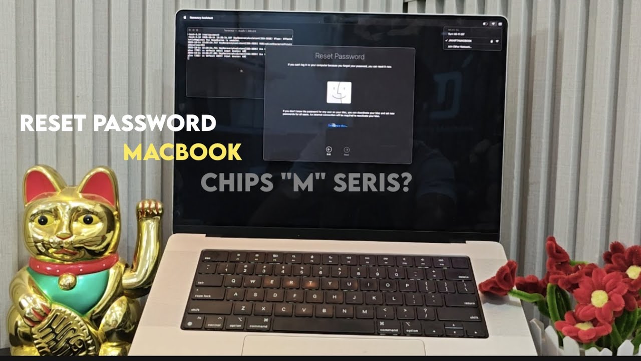 Reset password macbook khusuh untuk Chip M Seris 