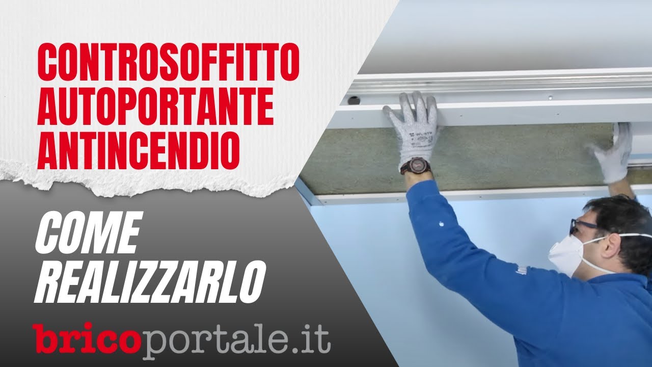Controsoffitto autoportante antincendio con lastre Knauf Fireboard