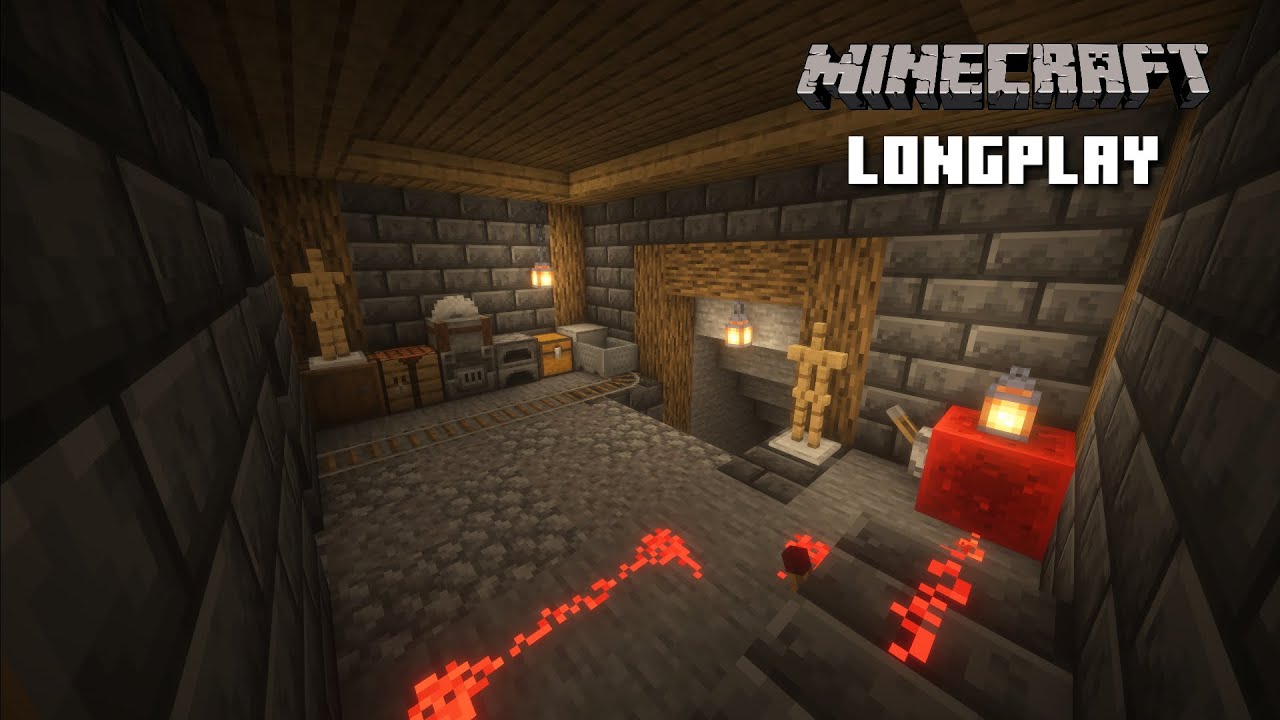 Minecraft Mining Longplay 4K – Relaxing Cave Exploration (No Commentary, Survival ASMR)
