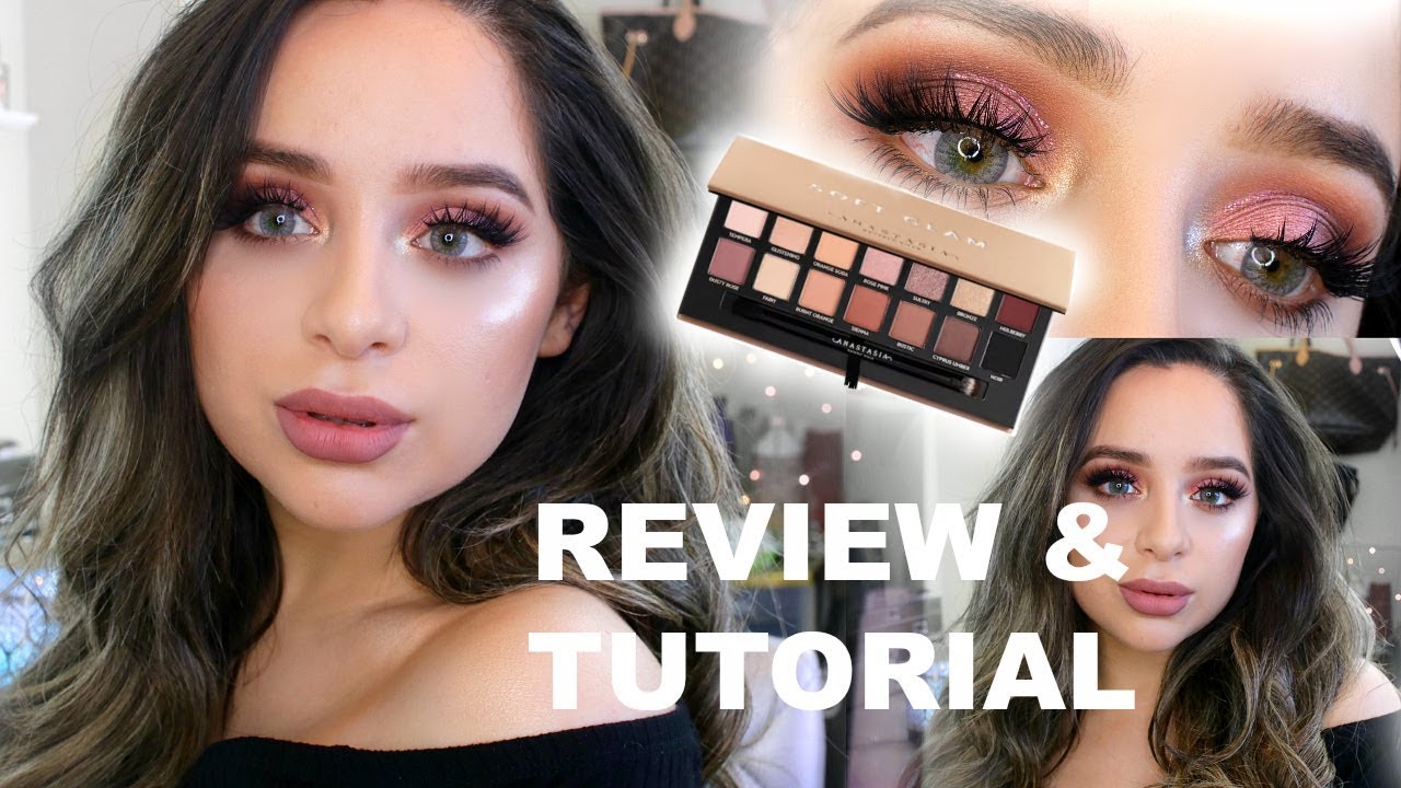 NATURAL GLITTER MAKEUP | ANASTASIA SOFT GLAM PALETTE