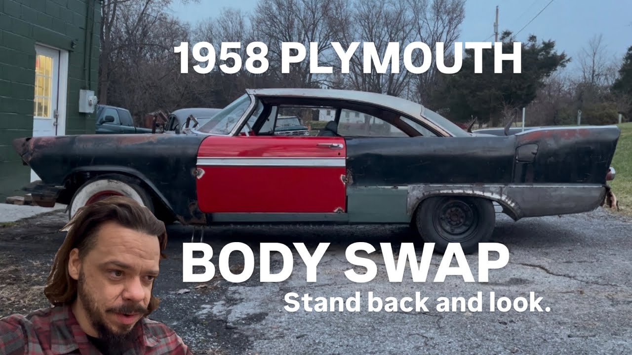 1958 Plymouth Build Part 23. Body Swapped Classic Car “Christine” gets a little exhausted.