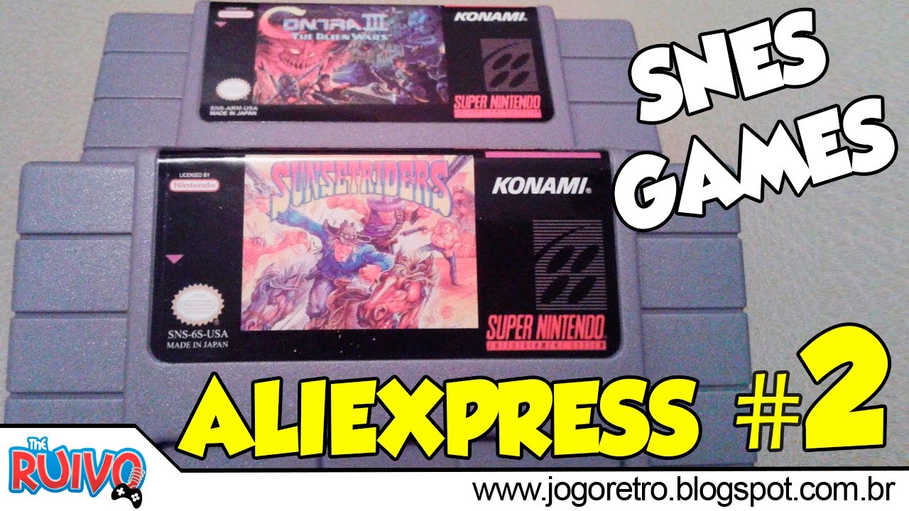 Comprei jogos de SUPER NINTENDO no AliExpress (Unboxing e Testes)