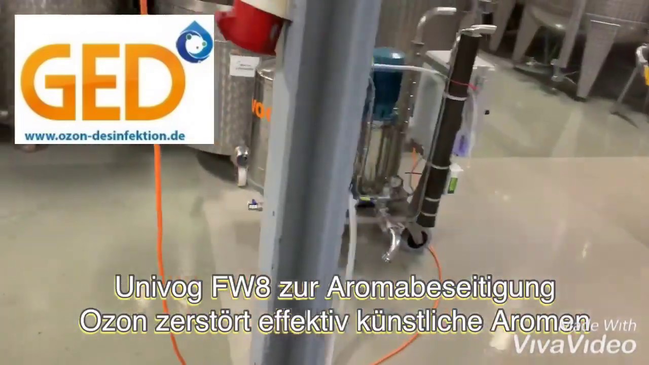 Univog FW8 Schloss Wachenheim Sektkellerei zur Desinfektion und Aromastoffbek&auml;mpfung