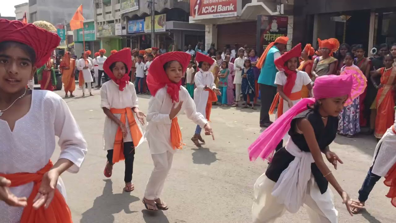 🚩 🌹अंगावर शहारा येईल..🔥महाकाली हायस्कूलच्या मावळ्यांचे कडक सादरीकरण..!महाकाली हायस्कुल कवठेमहांकाळ.🙏