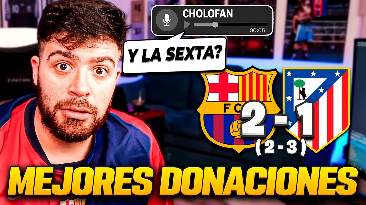 LA COBRA RECIBE DONACIONES DURANTE LA ELIMINACI&Oacute;N DEL BARCELONA 2 - 3 ATLETI EN CHAMPIONS LEAGUE