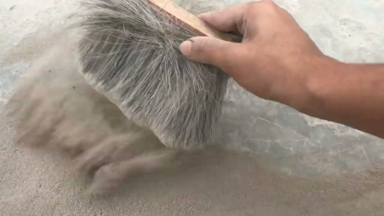 New crumbling vlog with broom brush r paint brush which is best? Satisfying cleaning 🧹 🔥