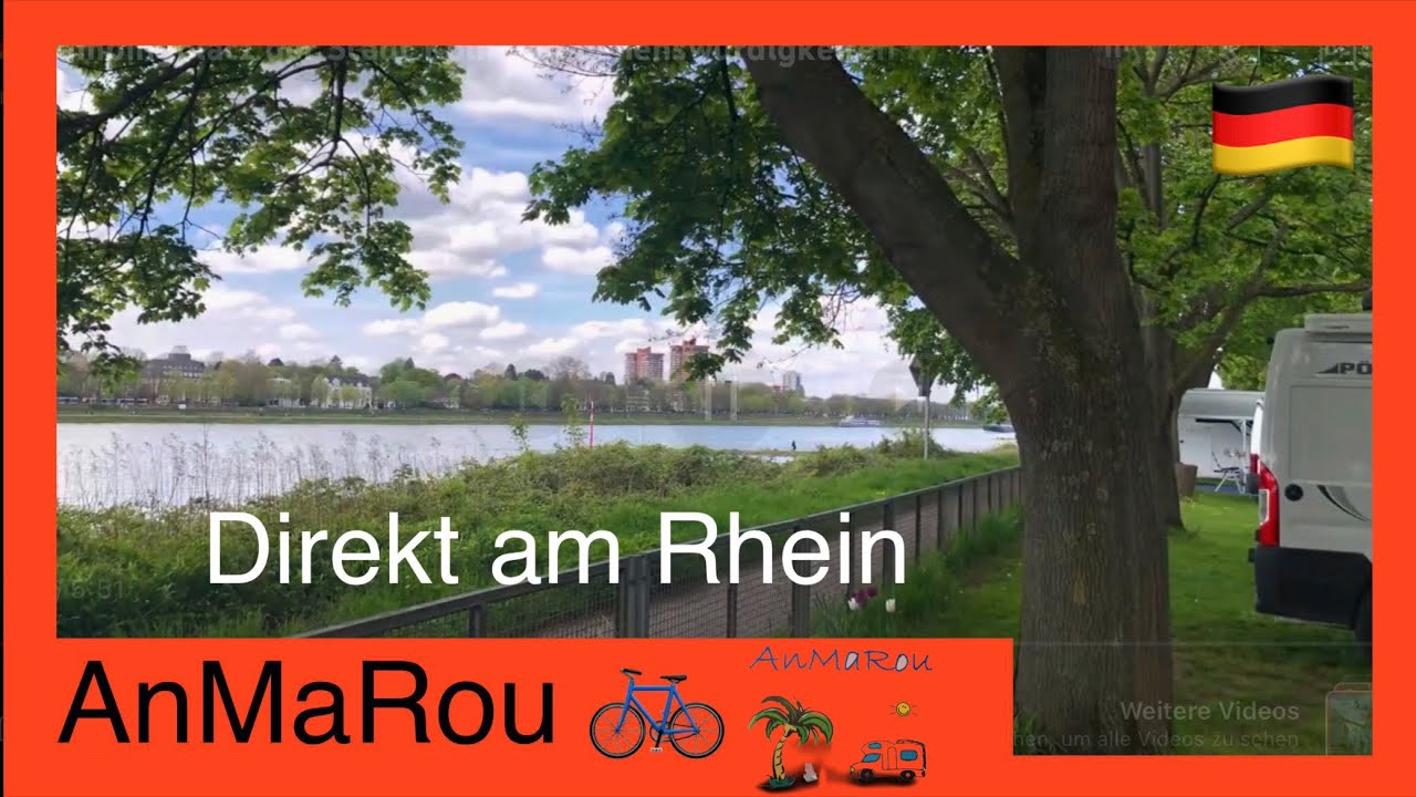 🇩🇪 Köln Campingplatz der Stadt Köln und Sehenswürdigkeiten Rheinufer - Colonia