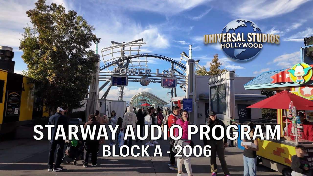 Universal Studios Hollywood StarWay Escalator Audio Program, блок A, 2006 г.