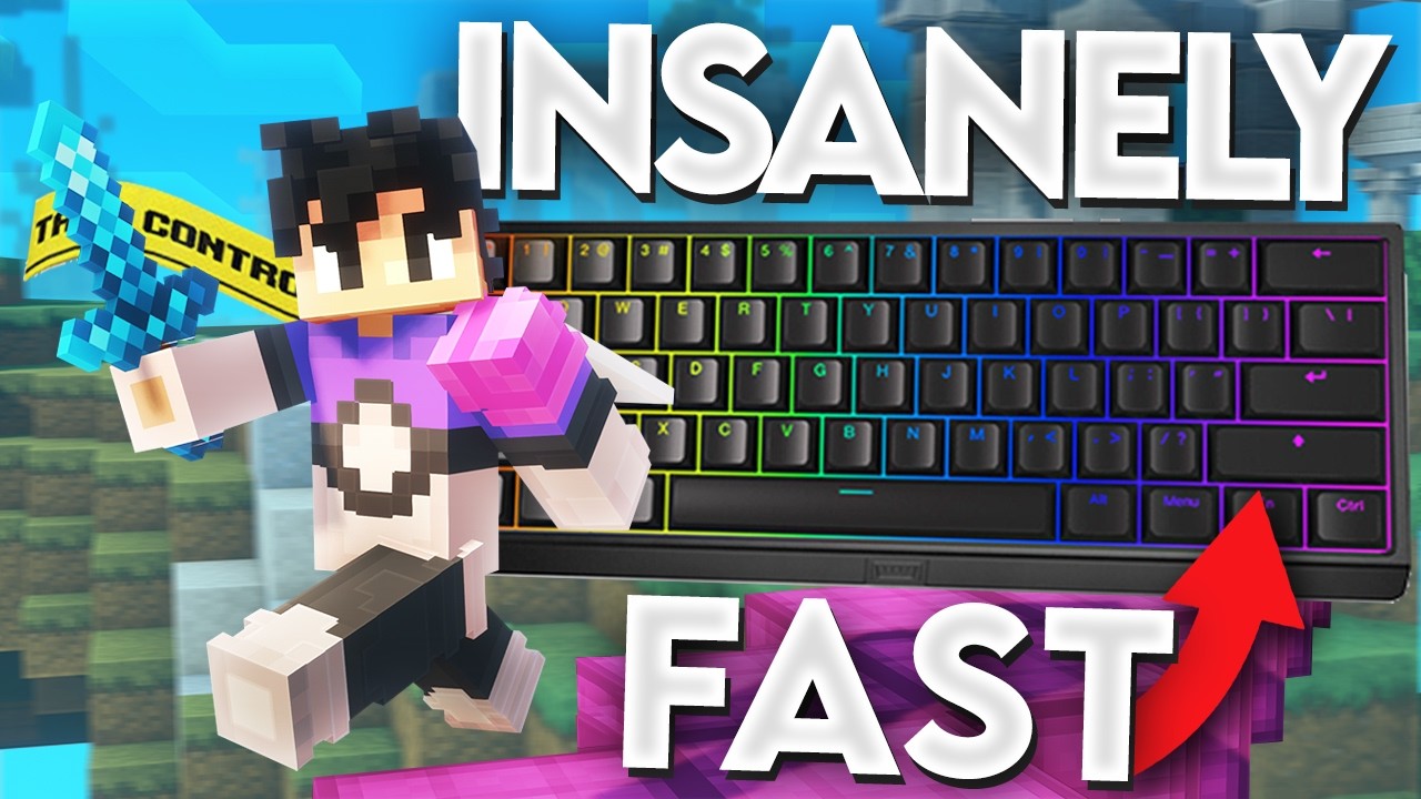 The World’s FASTEST Keyboard In Minecraft!
