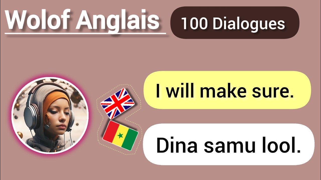wolof anglais facile | English Dialogues for Beginners N:4