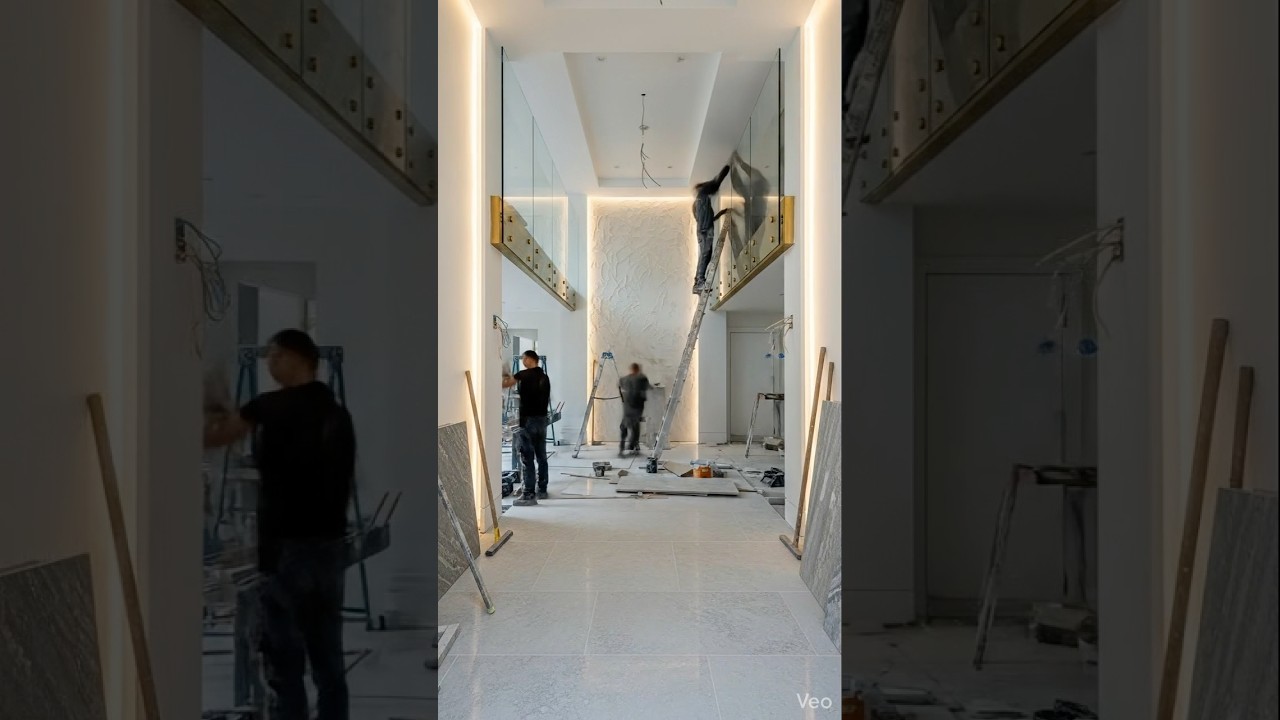 Making luxury entry hall 