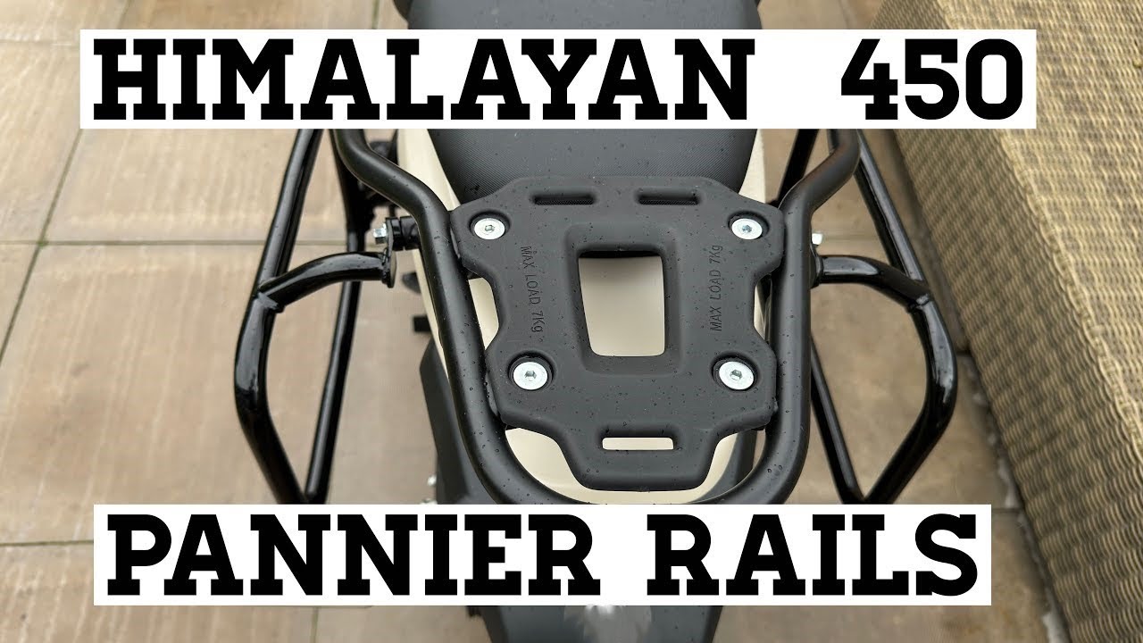 Himalayan 450 Panniers Rail | Step by Step Fitting | Unboxing