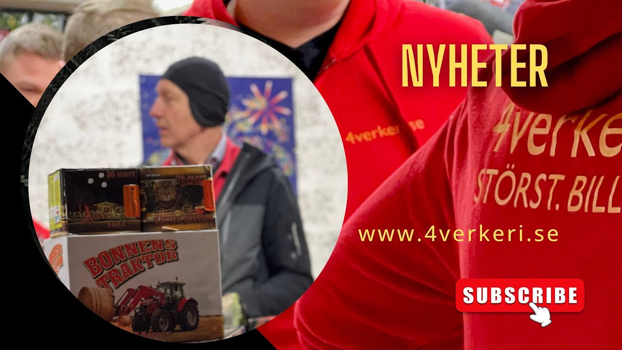 NYHETER 8 * 2024 års fyrverkeri