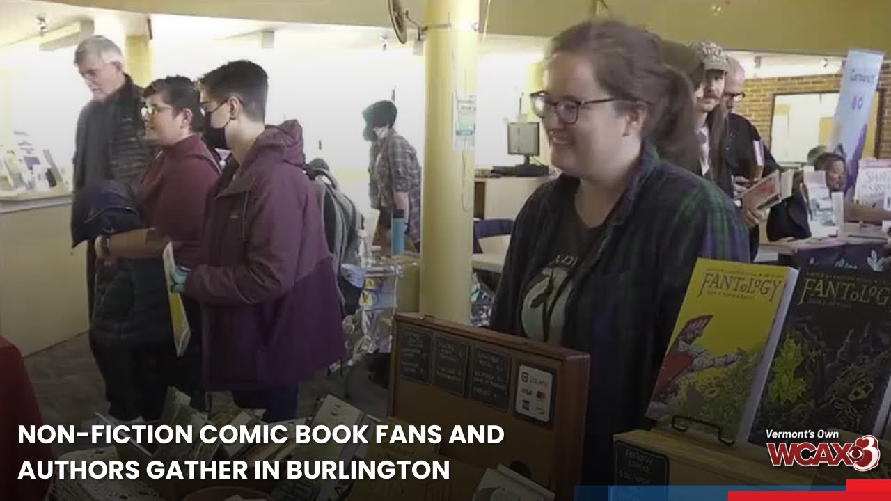 Non-fiction comic book fans and authors gather in Burlington