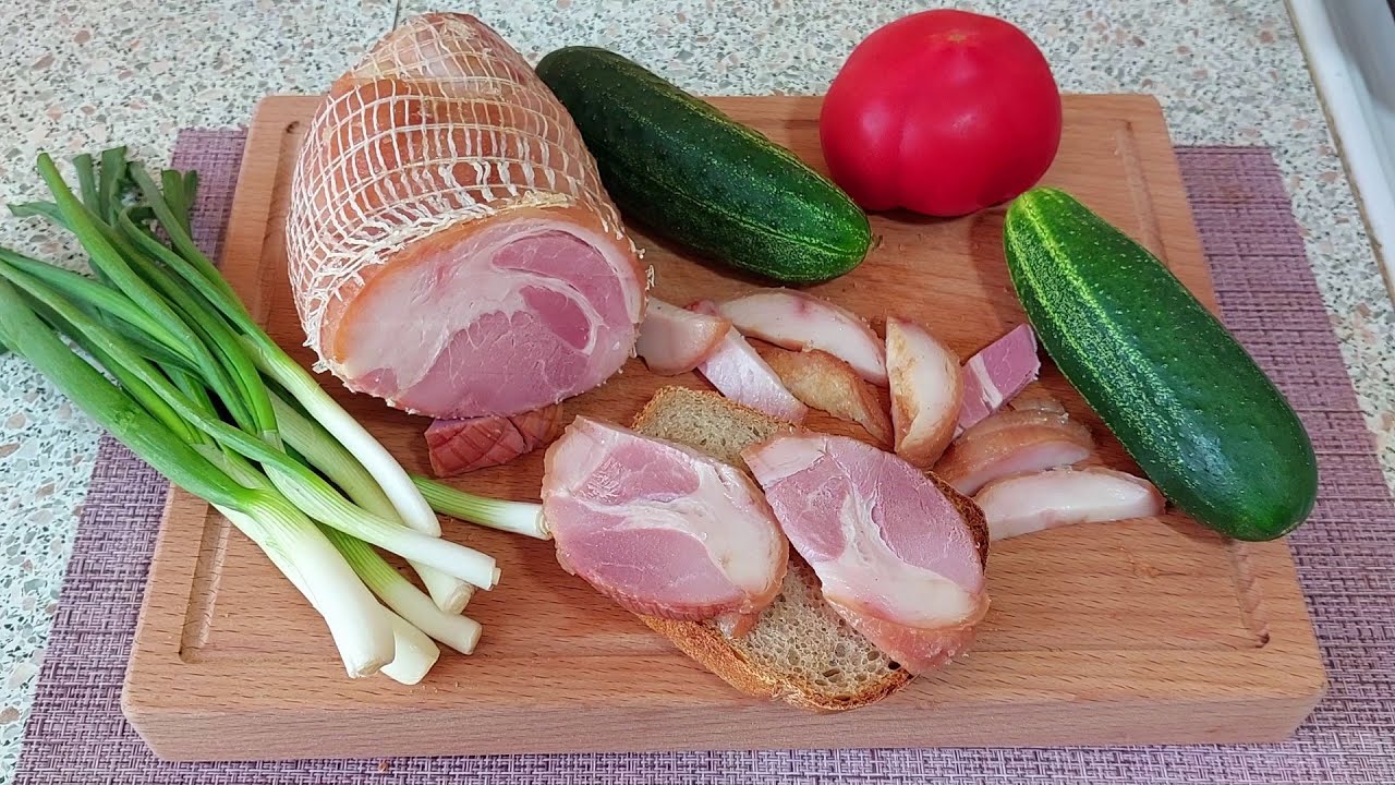 Копчёно-Варёная рулька без кости. Рулет из свиной рульки. Холодное копчение + Sous Vide