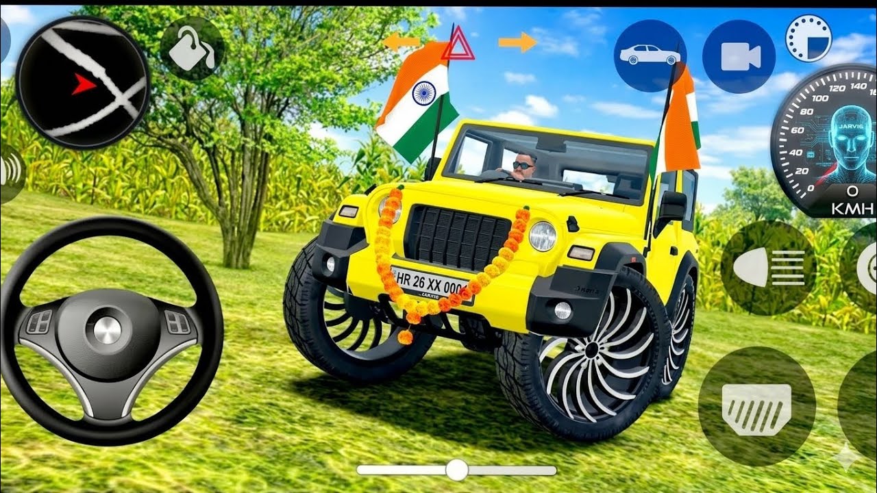 ModiFied Mahindra Thar car Game Thar car game 3 d car Games 