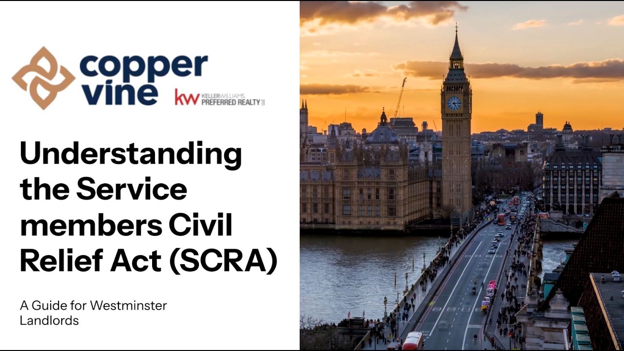 SCRA for Westminster Landlords | Coppervine Property Management Explains Your Rights