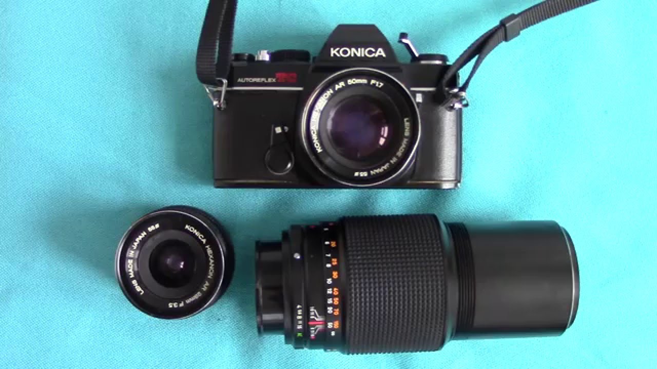 Konica Autoreflex TC and lenses