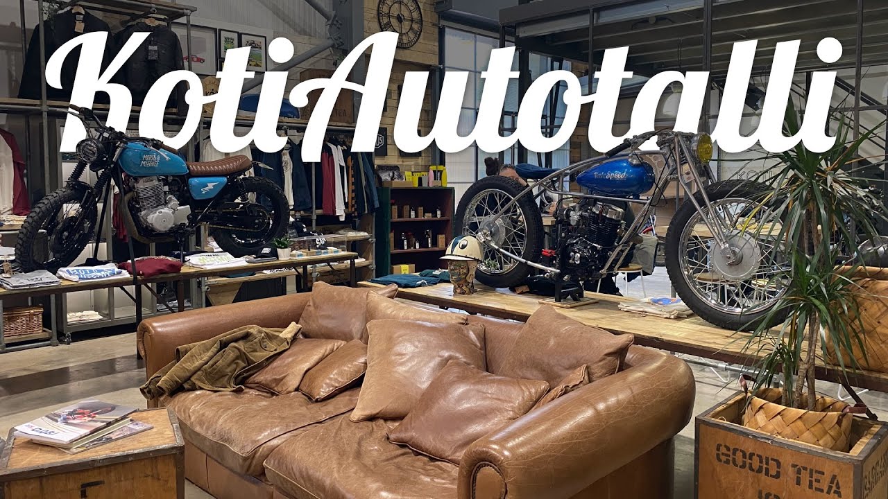 the Café Racer visits KOTI AUTOTALLI