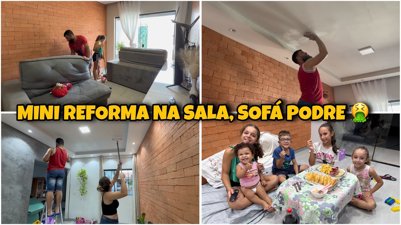 VOU JOGAR MEU SOFÁ FORA 🤮 NÃO DA MAIS / CHEGOU AS POLTRONAS NOVA / MINI REFORMA NA SALA 
