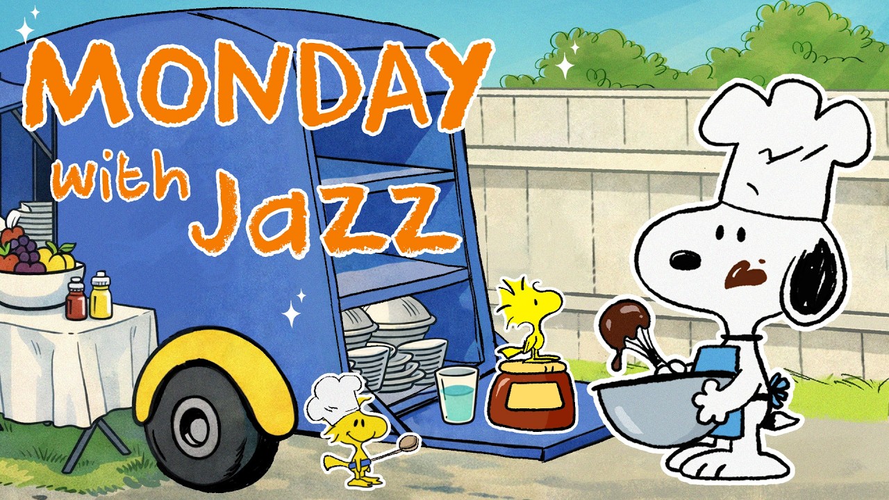 Monday Cooking Jazz with Snoopy 🎷🍰 | Relaxing Tunes for Your Cooking Routine Morning