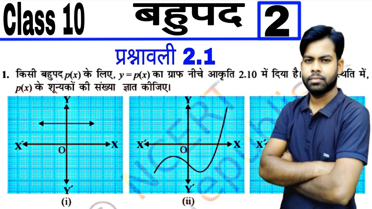 Class 10 Exercise 2.1 math chapter 2 #Bahupad(polynomial) in Hindi medium,By Angad Sir