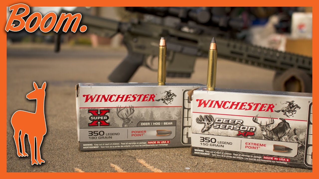 350 Legend Two-Punch Knockout in Ballistic Gel! Winchester Deer Season XP & Super X Power Point