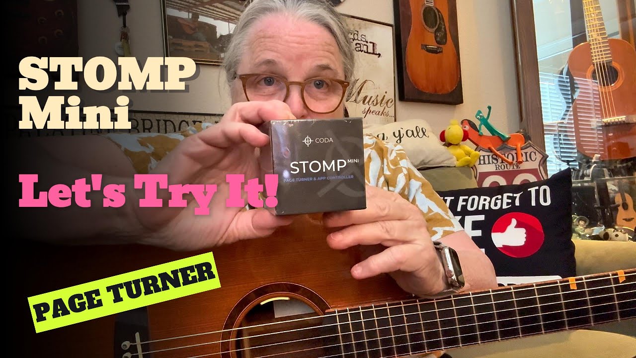 STOP Stopping! ...and STOMP ** Review: Stomp Mini Page Turner  ** Guitar Player Help.      #guitar