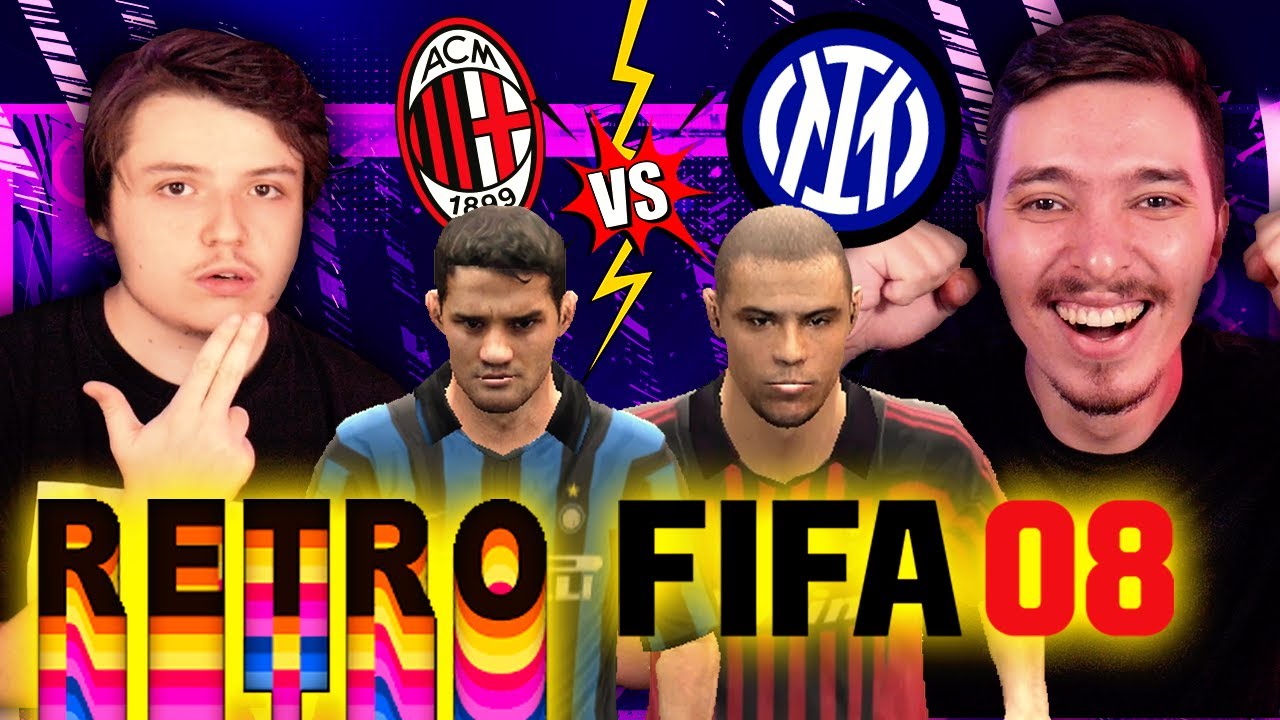 RETRO FIFA 08 THEO VS CALINACHO IN DERBY DELLA MADONNINA - INTER MILANO VS AC MILAN !!!