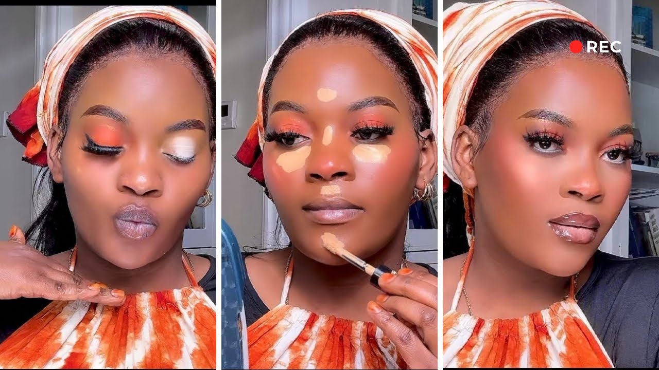 ORANGE Makeup Tutorial 🍊 | Bold, Warm & Glowy Look