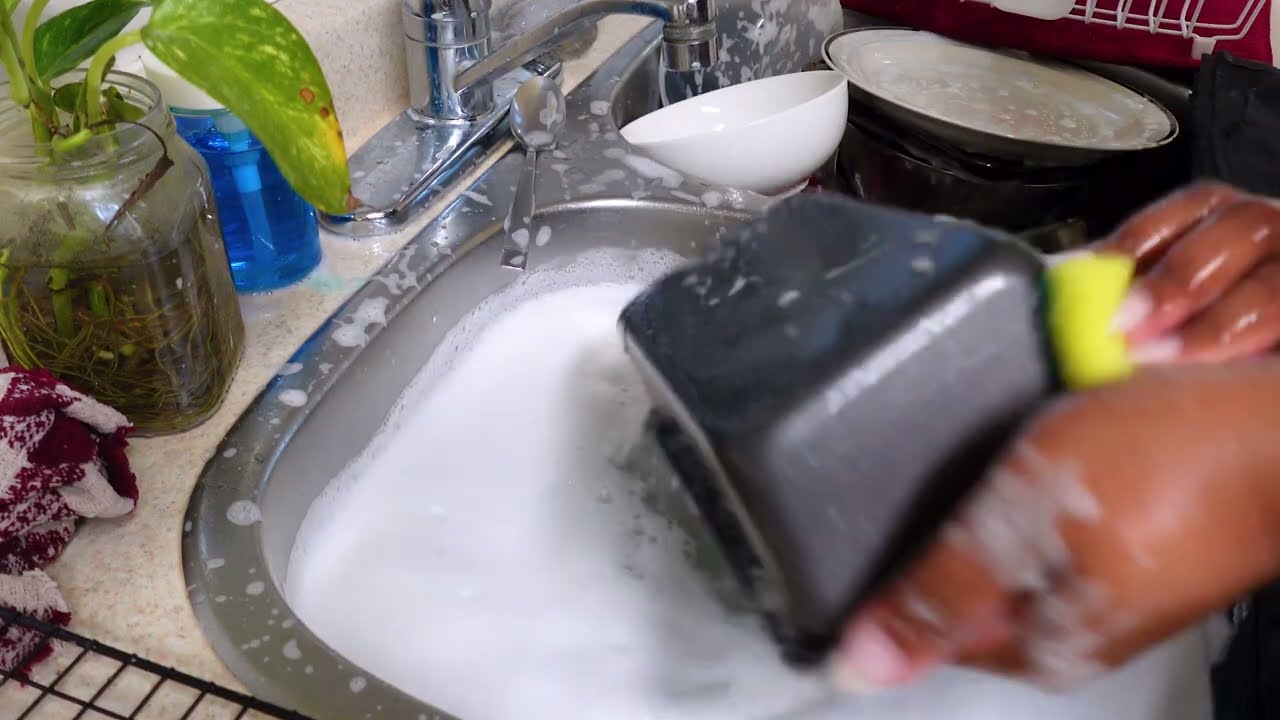 Let's Wash Dishes Together in Real-Time | Monday Cleaning Motivation