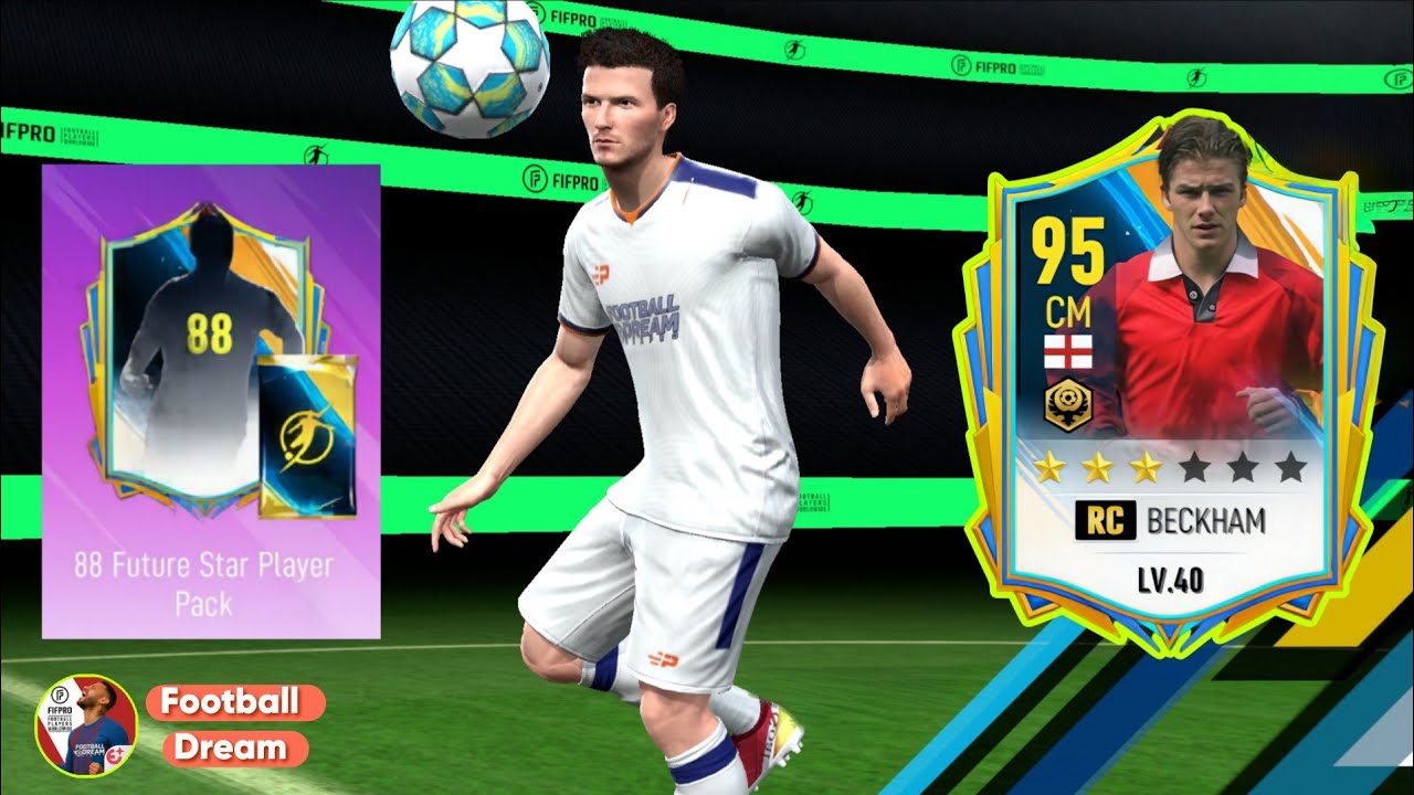 فتحت مقايضات لاعب 88 | و  مراجعة كاملة Beckham 88 في لعبة Football dream Be A Pro 