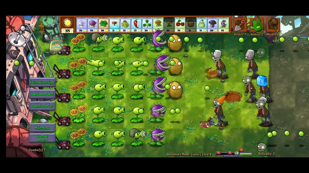 Zombies are lose . Plants vs zombies 🧟‍♂️ 😍.  Amazing game. 