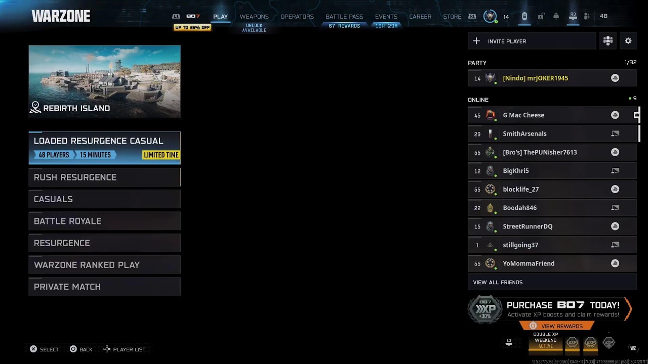 COD come play wit me