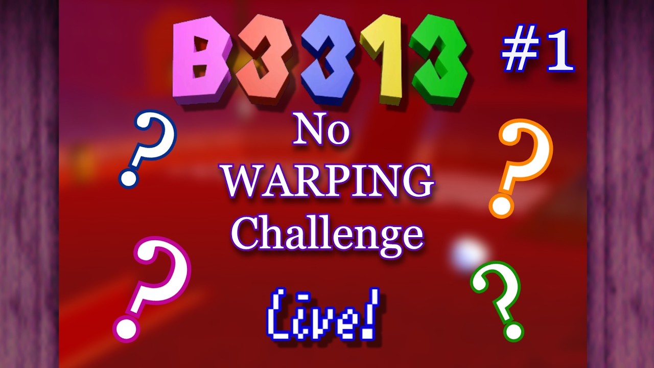 B3313 No WARPING Challenge EP 1 - Live!  | Something Different...