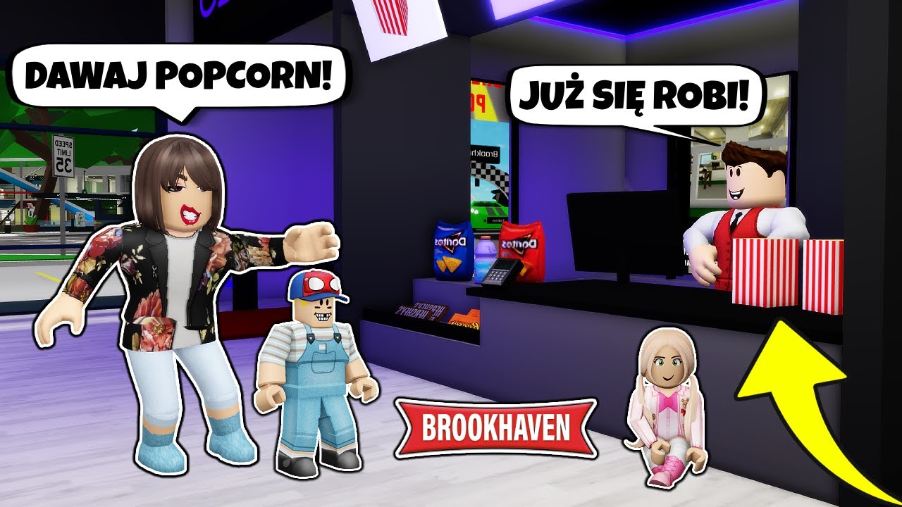 ZOSTAŁEM PRACOWNIKIEM KINA NA BROOKHAVEN!🍿📽