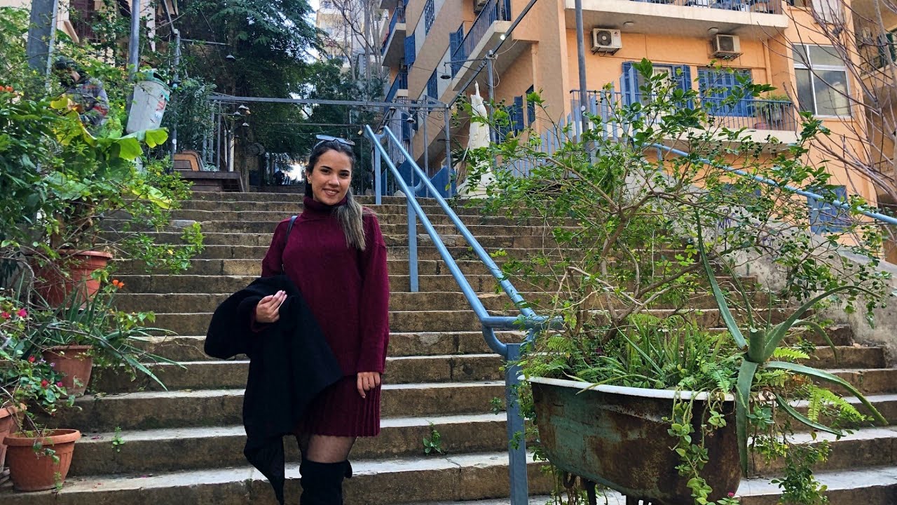 St Nicholas Stairs Gemmayze Beirut - شوارع بيروت درج ما نقولا الجميزة