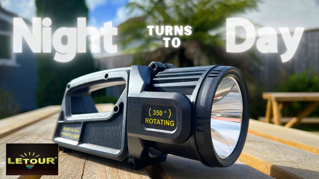 LETOUR Rechargeable Torch – You Won’t Believe This Light!