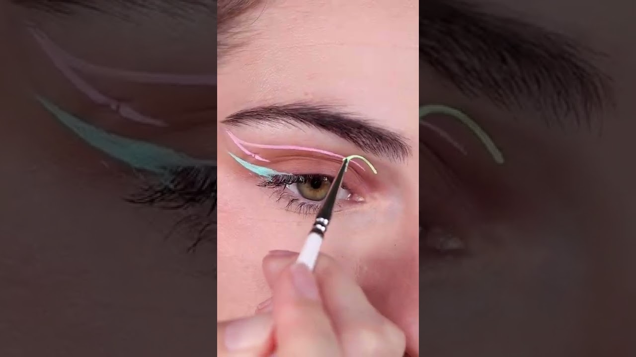 Glow In The Dark Eyeliner #beauty #eyelinertutorial #eyelinerforbeginners #eyemakeuptutorial