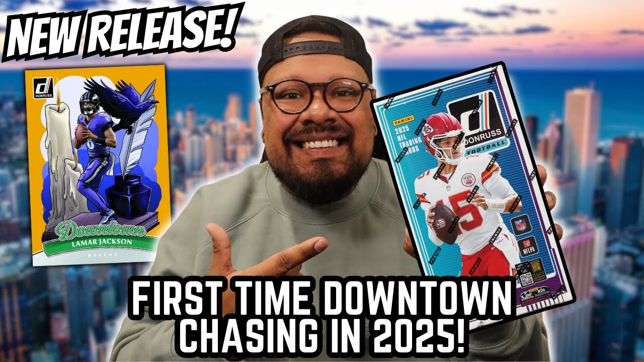NEW RELEASE: 2025 PANINI DONRUSS FOOTBALL HOBBY BOX! DOWNTOWN CHASING ONCE AGAIN!