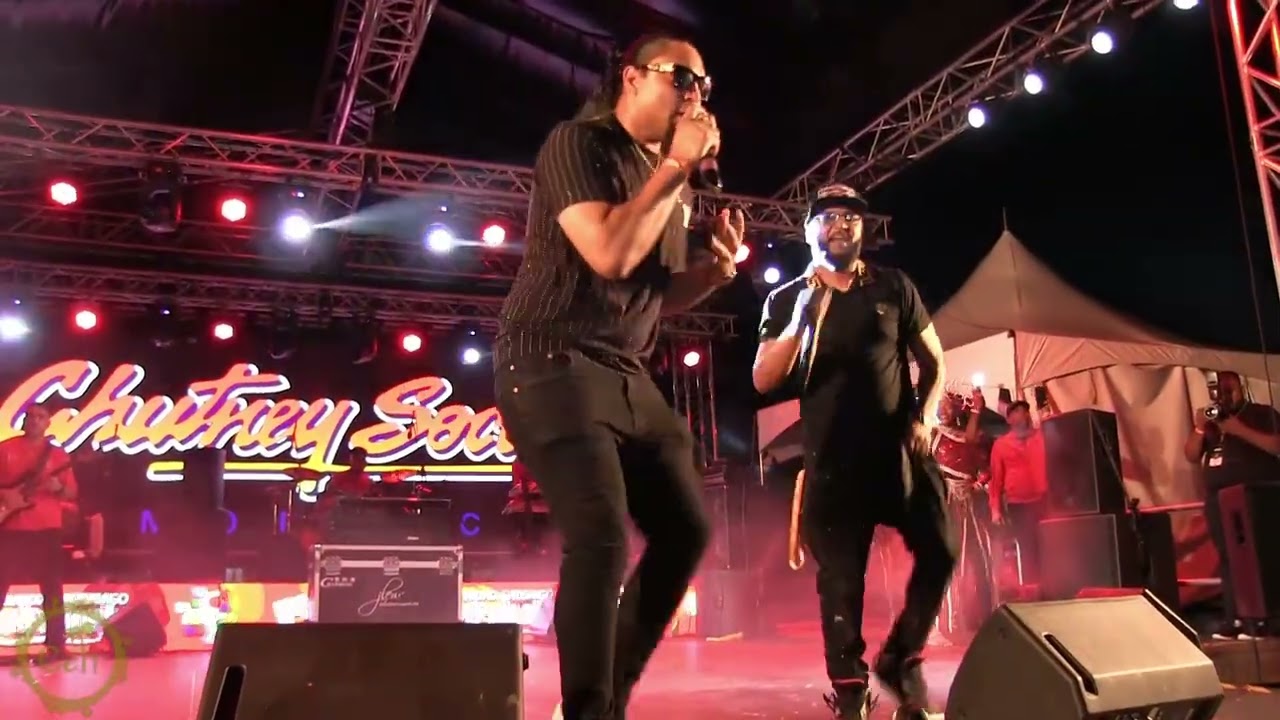 Каш и Мигель на полуфинале конкурса Chutney Soca Monarch 2026.