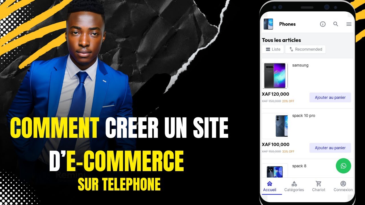 Créer un Site Web avec son TÉLÉPHONE Gratuitement