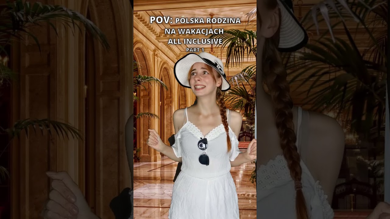 POV: POLSKA RODZINA NA WAKACJACH ALL INCLUSIVE PART 1 #shorts #comedy #funny