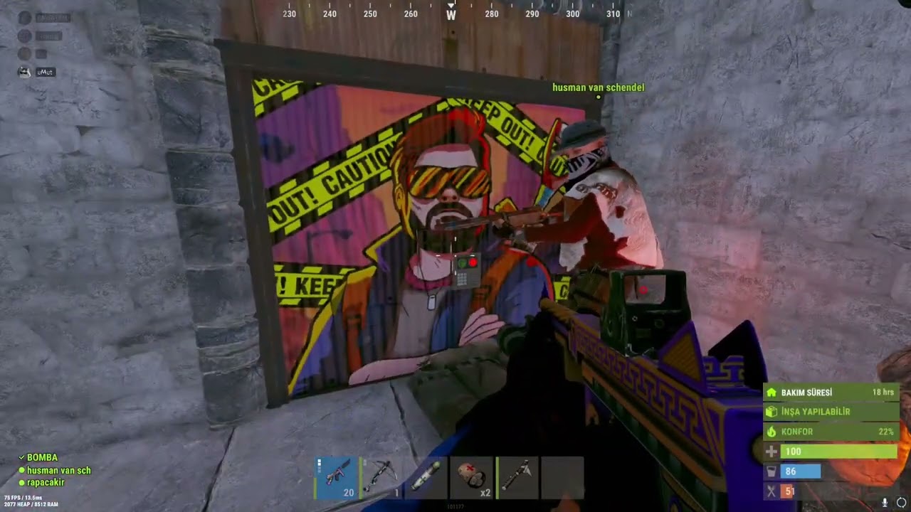 Rust Wipe Sonrası Serverı Domine Etme #rust #rustpvp #rustconsole #rustgame