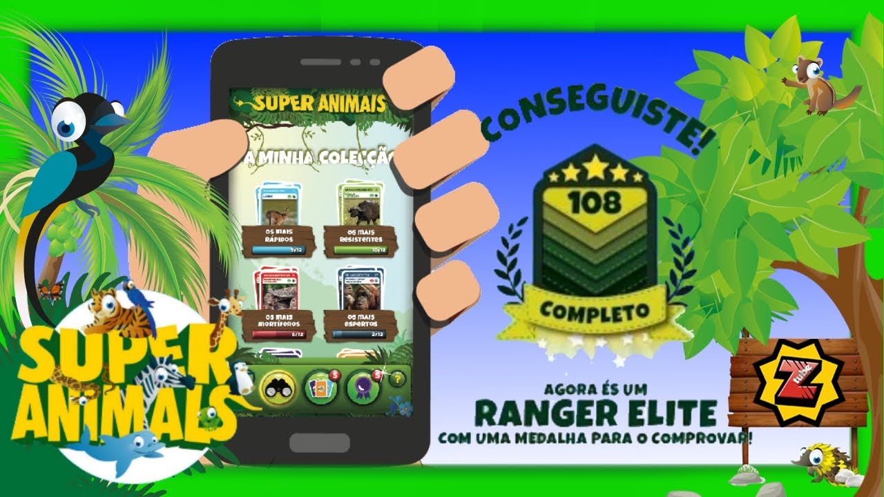 Super Animais Pingo Doce - Ranger Elite - Coleção de Cartas
