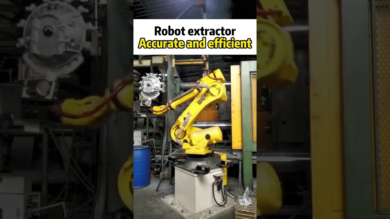 Robot extractor is used the die casting machine 