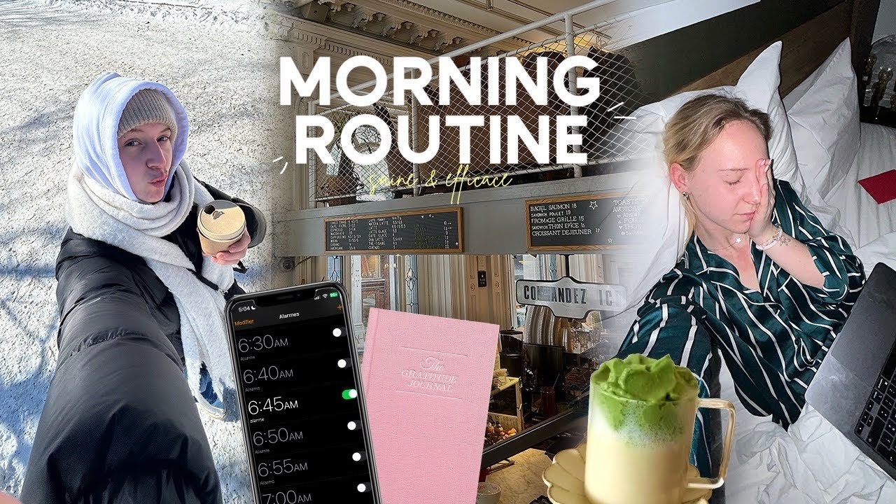 MES HABITUDES DE VIE SAINE À 19 ANS (ma morning routine parfaite & réaliste) 🥦💖