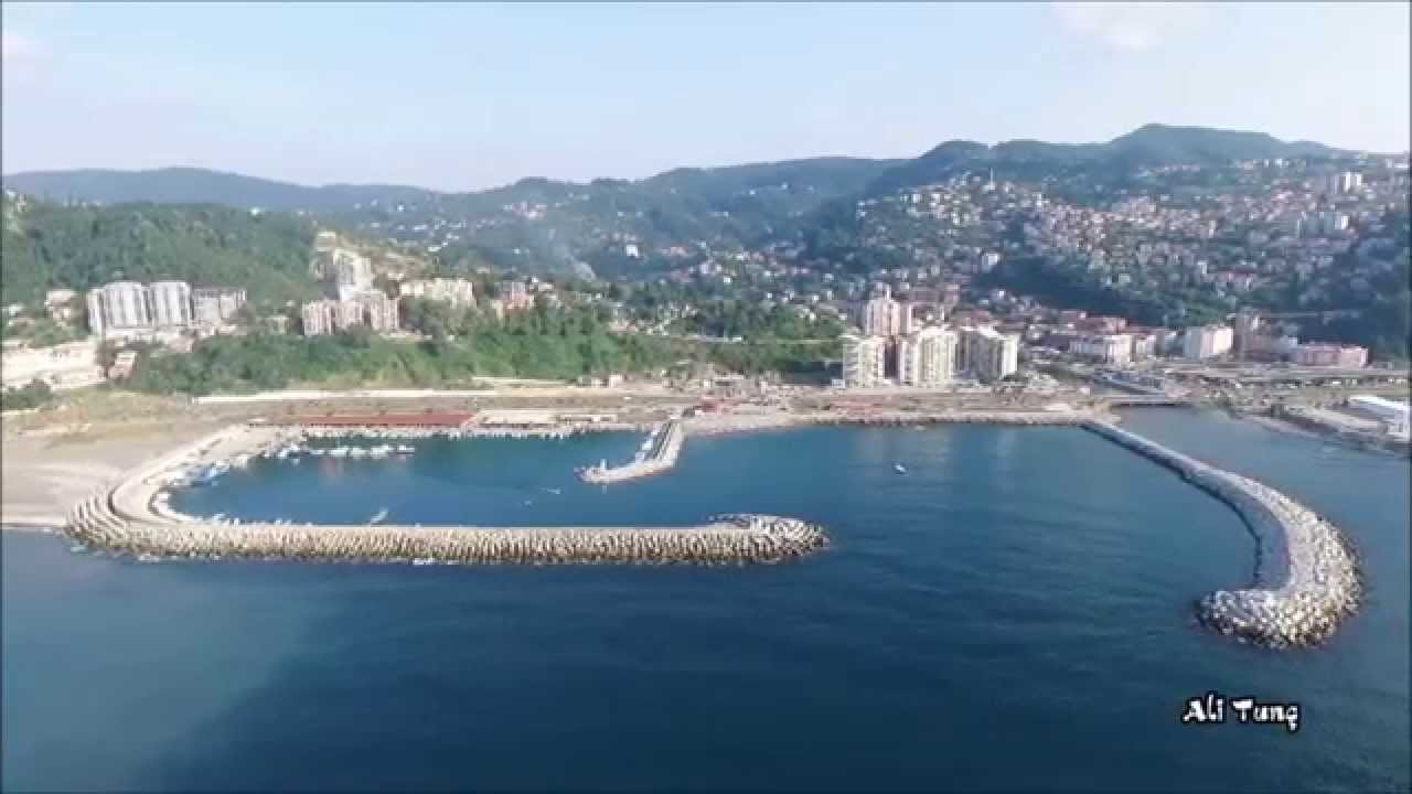 Zonguldak Kozlu Sahili Havadan Görünüm