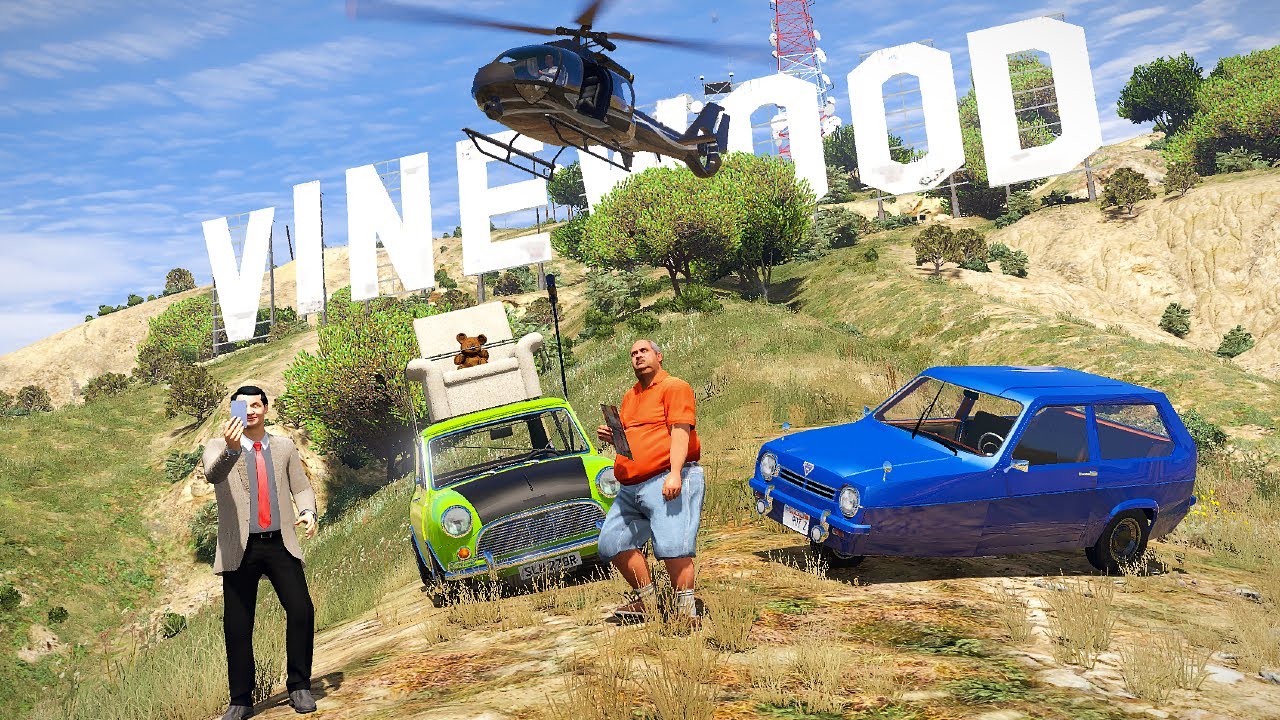 MR BEAN TAKING PHOTOS OF UNIQUE PLACES | GTA V MACHINIMA PRODUCTION